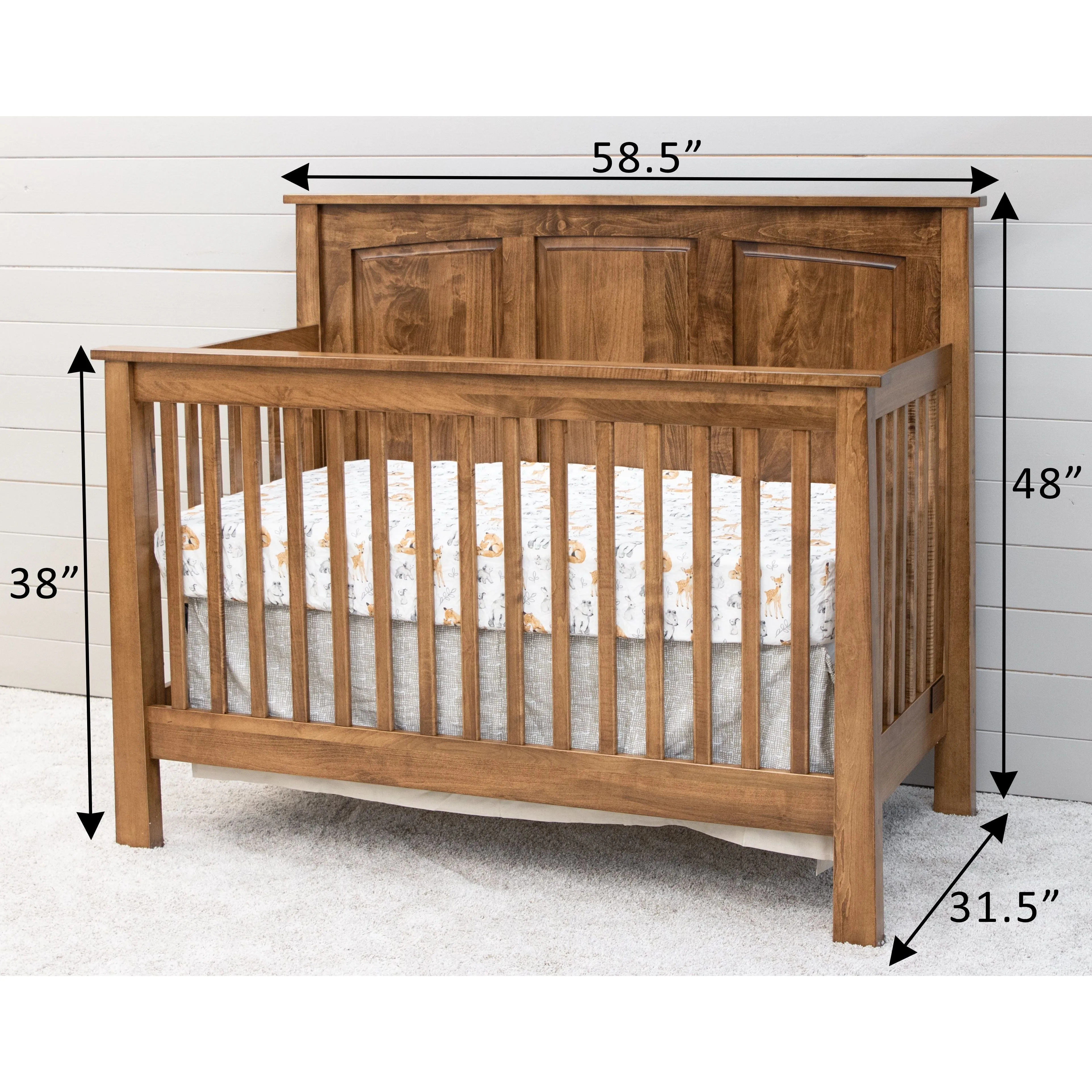 Shaker Panel Convertible Crib